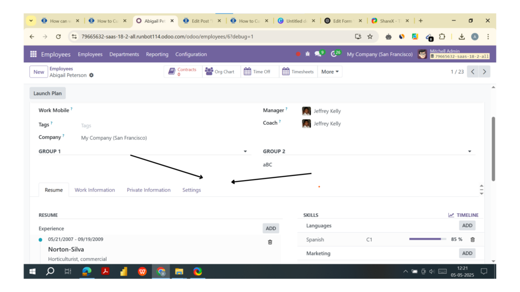 Odoo Form Layout Editor