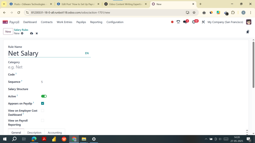 Salary Rule Accounting View