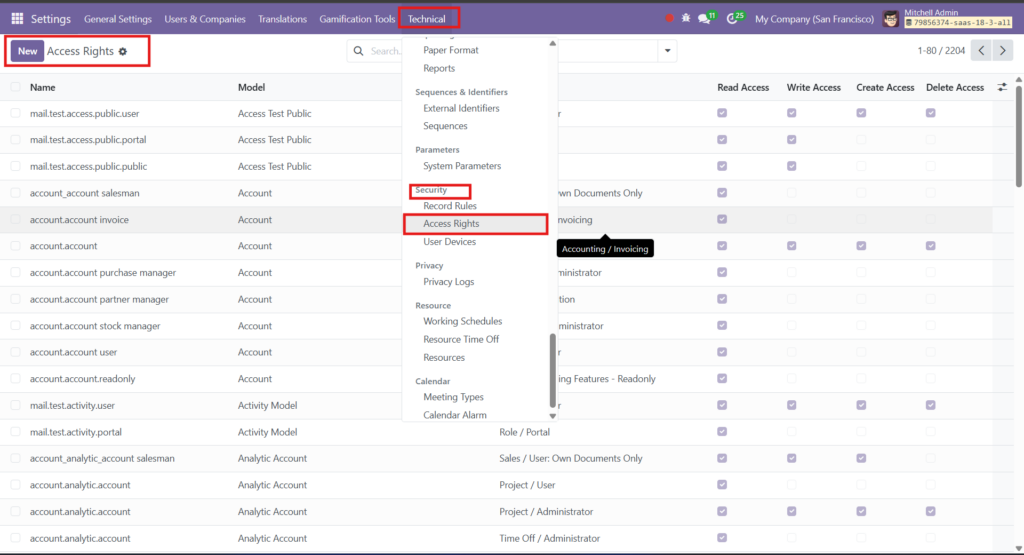 Setting up Module Permissions